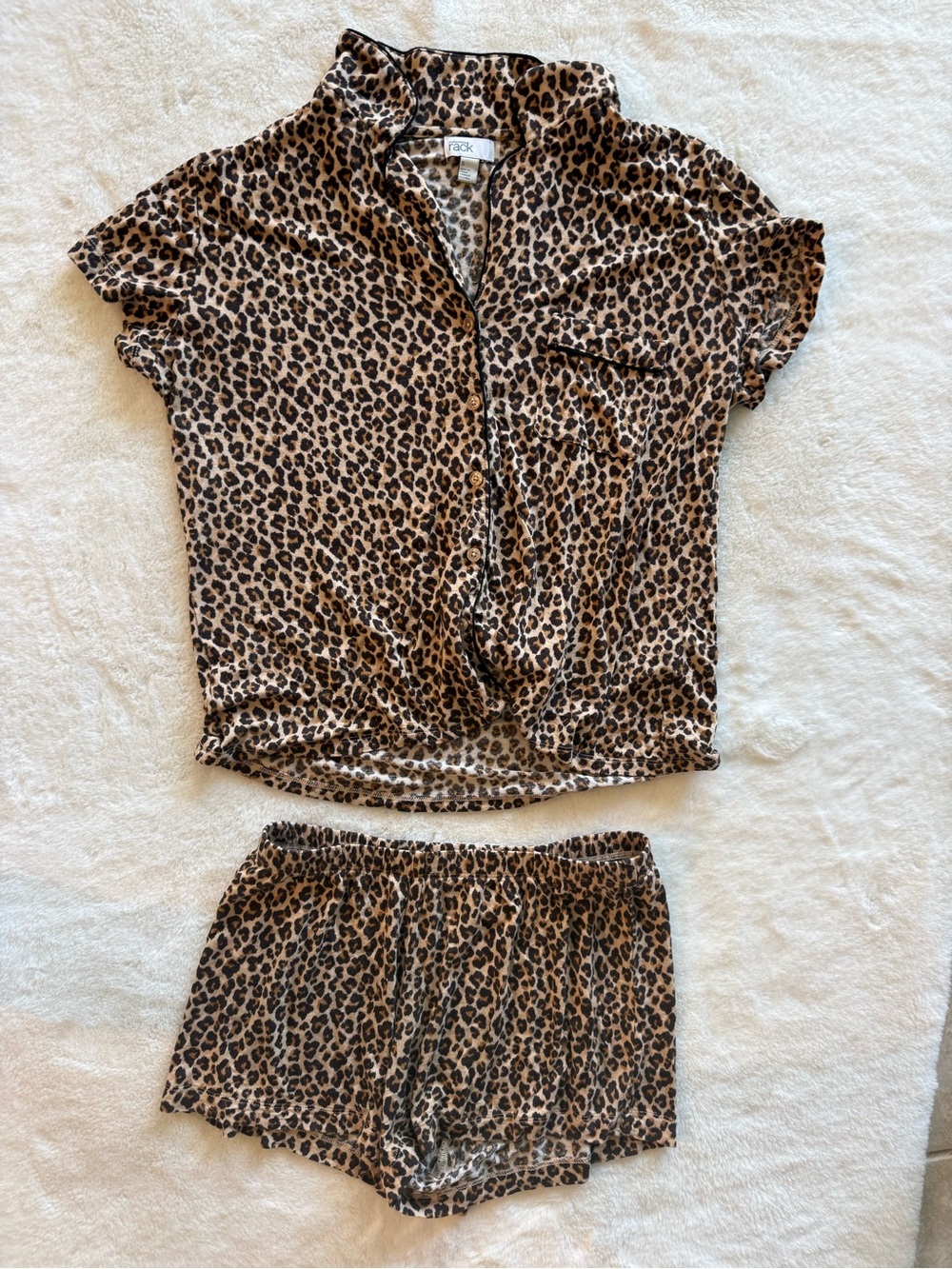 Nordstrom leopard pajama set